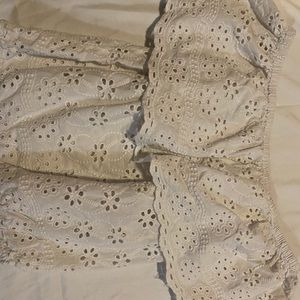 White off the shoulder shirt from Rue 21
